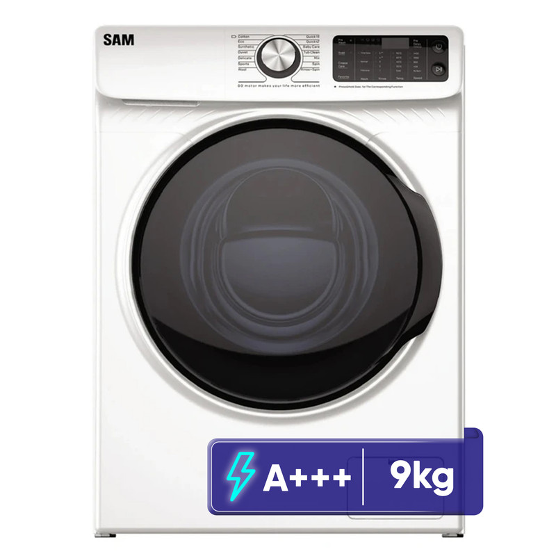 ماشین لباسشویی 9 کیلوگرم اتوماتیک سام مدل DD-P1480