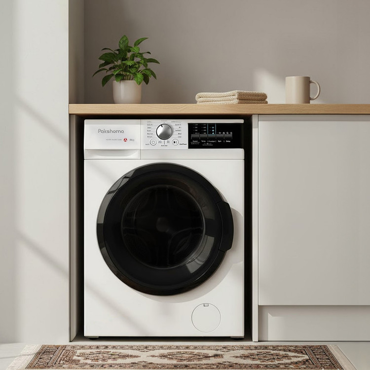 ماشین لباسشویی 8 کیلوگرم اتوماتیک پاکشوما مدل I8W