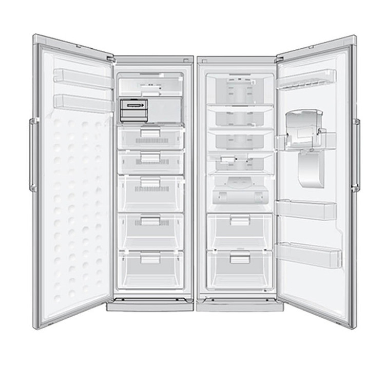 یخچال فریزر دوقلو 40 فوت سام مدل RR65-RZ65